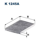 Filter Innenraumluft Filtron K 1245A FÜR Hyundai Kia