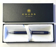Cross Coventry Blue Lacquer Ballpoint Pen Boxed (AT0662-9)