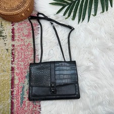Borsa a tracolla ALDO Neutral Minimalist nera pieghevole catena regolabile