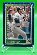 2025 Donruss Optic Baseball Reggie Jackson Blue Velocity