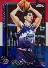 2025-26 Topps Chrome Basketball RED, WHITE, and BLUE REFRACTORS - You Pick