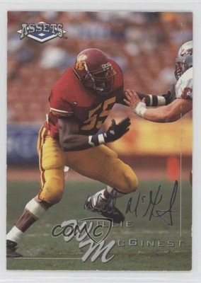 1995 Classic Assets Silver Foil Signature Willie McGinest #67 1f8