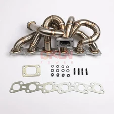 EQUAL LENGTH EXHAUST TURBO MANIFOLD FOR SKYLINE GTR RB25DET 44MM WG TOP MOUNT T3