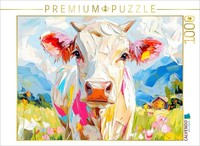 Calvendo Puzzle Magical Cow In The Pasture | 1000 Pieces, Finished Size 25.2 × 1