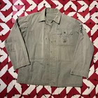 Vintage WW2 U.S. Military P-44 HBT Top As Is NO BUTTONS Stenciled