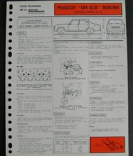 Revue technique Peugeot 504