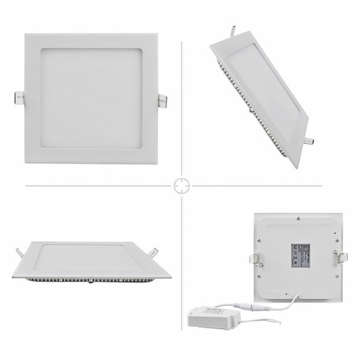 LED Einbaustrahler Einbauleuchten Flach Panel Einbau Bad Decken Spots Set 230V - Bild 12 von 20