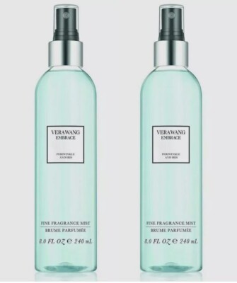 *PACK OF 2* VERA WANG EMBRACE PERIWINKLE AND IRIS Fine Fragrance Mist 8.0 OZ