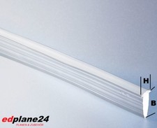 1 x 10 m Schlagkeder 12 x 5 mm klar , satiniert    Flachkeder Kederband Keder