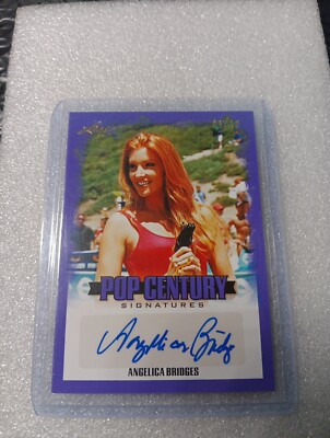 2015 LEAF POP CENTURY ANGELICA BRIDGES AUTOGRAPH 6/10 SSP MINT   Card See Pics.