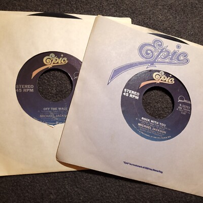 MICHAEL JACKSON Set Shes Out Of My Life Get On The Floor Rock Working 45 Record 