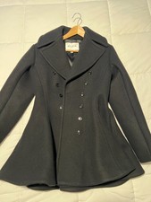 Alaia Paris - Black Double Cashmere Princess Coat Size 42 From Bergdorf In Nyc