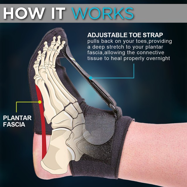 WELL AT WALGREENS PLANTAR FASCIITIS SLEEP SUPPORT ONE SIZE