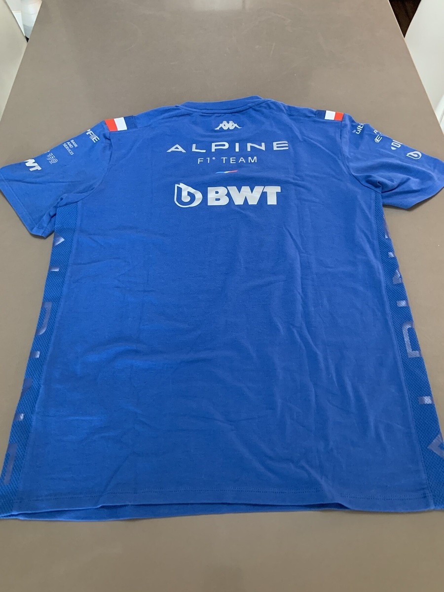 Kappa BWT Alpine 2022 F1 Formula 1 Team T-Shirt Blue M | eBay