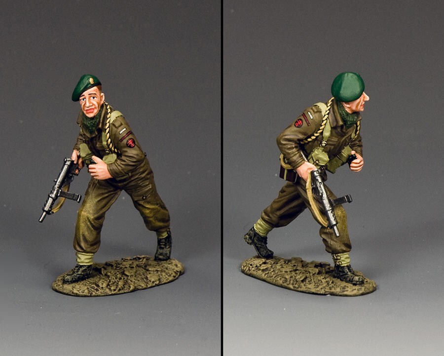 Figurine King and Country DD333 Free French Commandos Grenadier en plomb 1/30