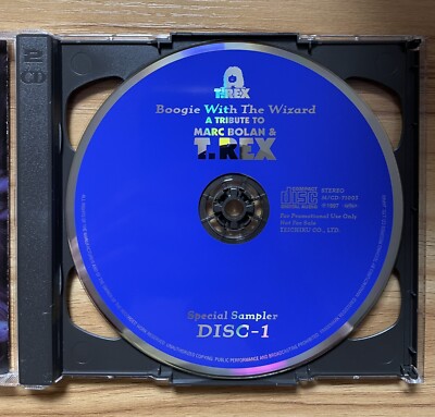 Boogie With The Wizard T.Rex JAPAN PROMO DOUBLE CD VERY RARE