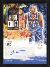 James Ennis 2019-20 Panini Court Kings Auto /179 High Court Signatures #HC-JEN