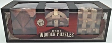 The Original Fun Workshop Set Of 3 Wooden Puzzles NEW SEALED Fast Free Shipping!