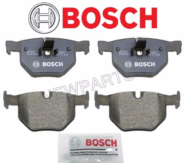 Rear Disc Brake Pad Set Bosch QuietCast For BMW E60 E61 525i 525xi 530i