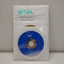 DELL WINDOWS VISTA HOME PREMIUM EXPRESS UPGRADE XP MEDIA CENTER ED. 2005 2 DISKS