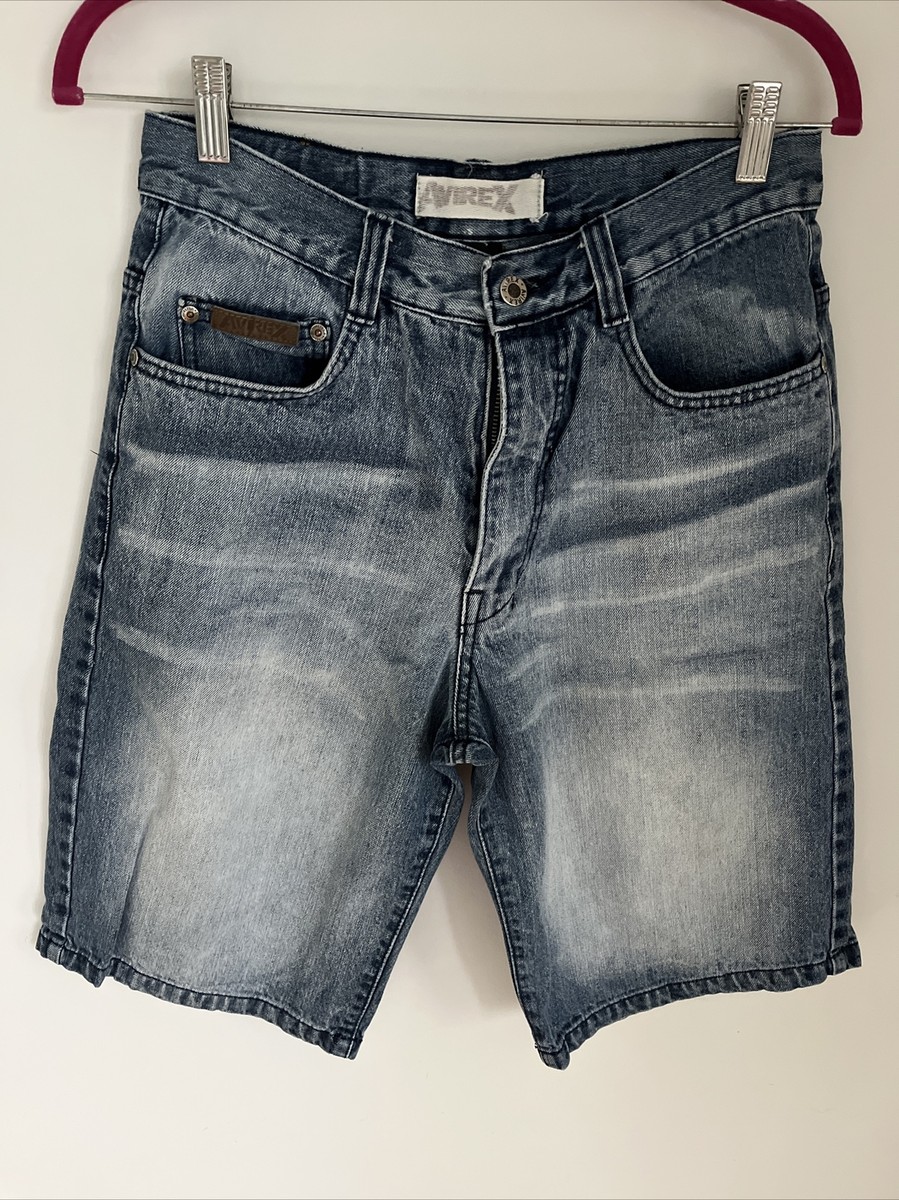 【AAKE】BIZZO ONE-TUCK BERMUDA DENIM XBTCLXEBCO Womens Jean Shorts High Waisted Knee Length Wide