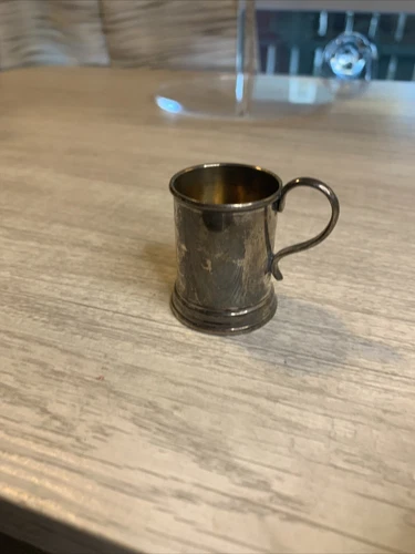 Vintage Lunt Sterling Silver Miniature Tankard/Stein Shot Glass