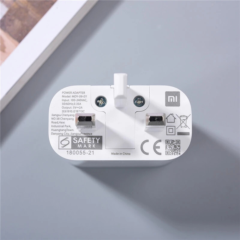 Official Genuine Xiaomi / Mi (2.0A) Power Adapter / Fast Charger 