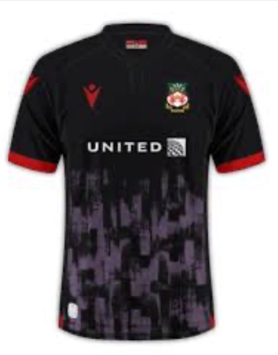 【日本未発売】WrexhamAFC 24-25 3rdシャツ インポートLサイズ Authentic Wrexham AFC Football 2024 Forbidden EFL Third