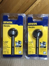 Lot Of 2 Irwin 1966933 Marples 1 3/8" Forstner Wood Drill Bit Brand New