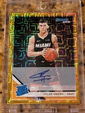 2019-20 Donruss Choice Tyler Herro Gold Infinite Rated Rookie Auto /10.