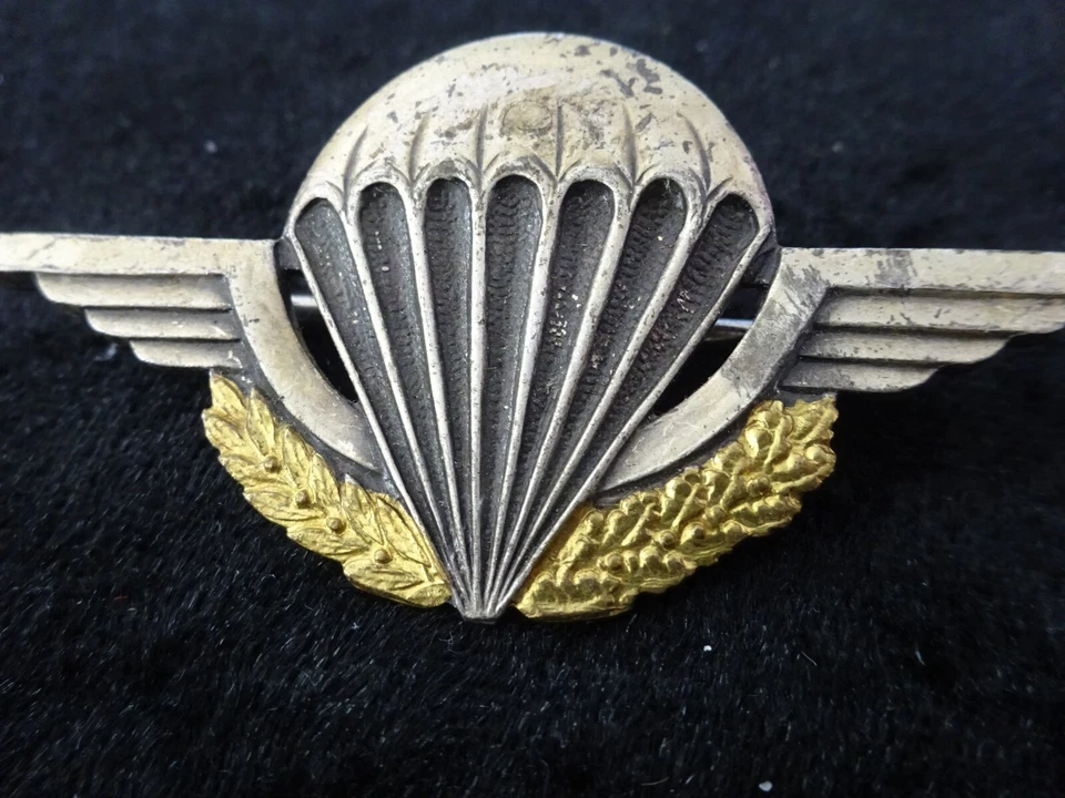 A18-16) Original Fallschirmjäger Springer Abzeichen Fremdenlegion Frankreich alt - Bild 3 von 4