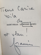 Francis Blanche Stone Dac Signed Furax The Pu...
