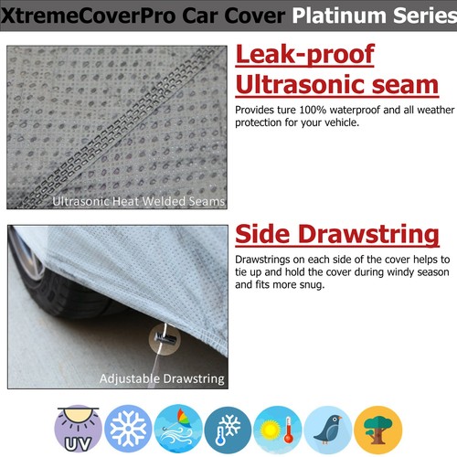 2002 2003 Mazda Protege5 Waterproof Car Cover w/MirrorPocket - Picture 5 of 11