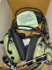 Vintage David Clark Model H10-40 Aviation Pilot Headset Headphones