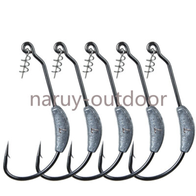 30PCS 2g-9g Fishing Hooks Twistlock Hooks Weighted Bass Hooks Swimbait Hook  | eBay