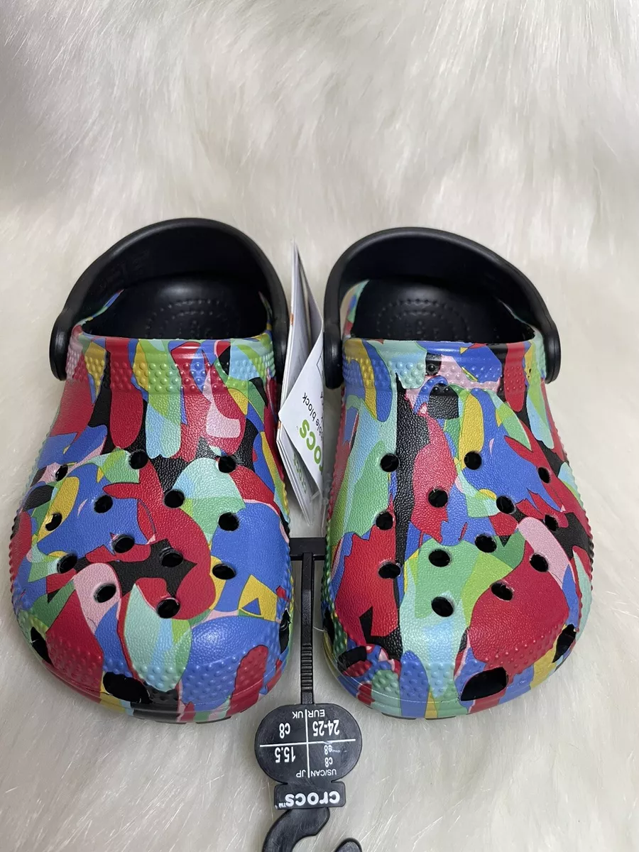 Paint splatter crocs sale