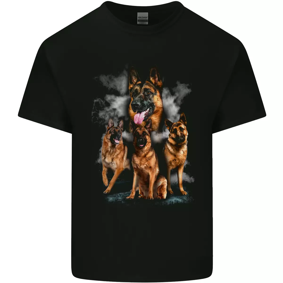 Berger Allemand Montage Pour Chien Amoureux Homme Coton T Shirt eBay