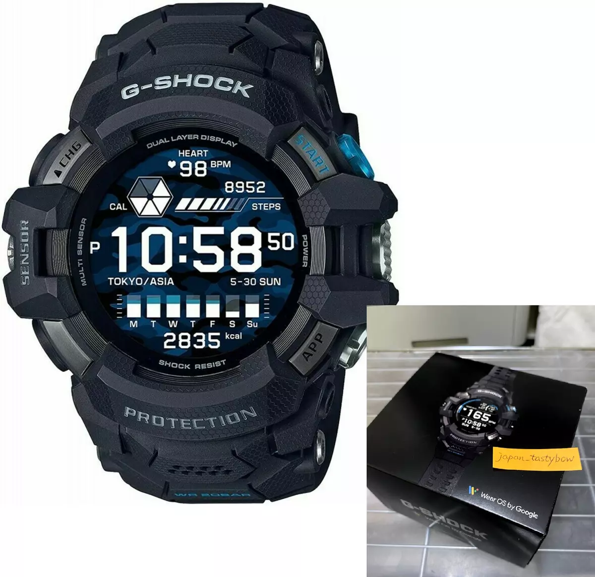 CASIO G-SHOCK G-SQUAD PRO GSW-H1000-1JR-