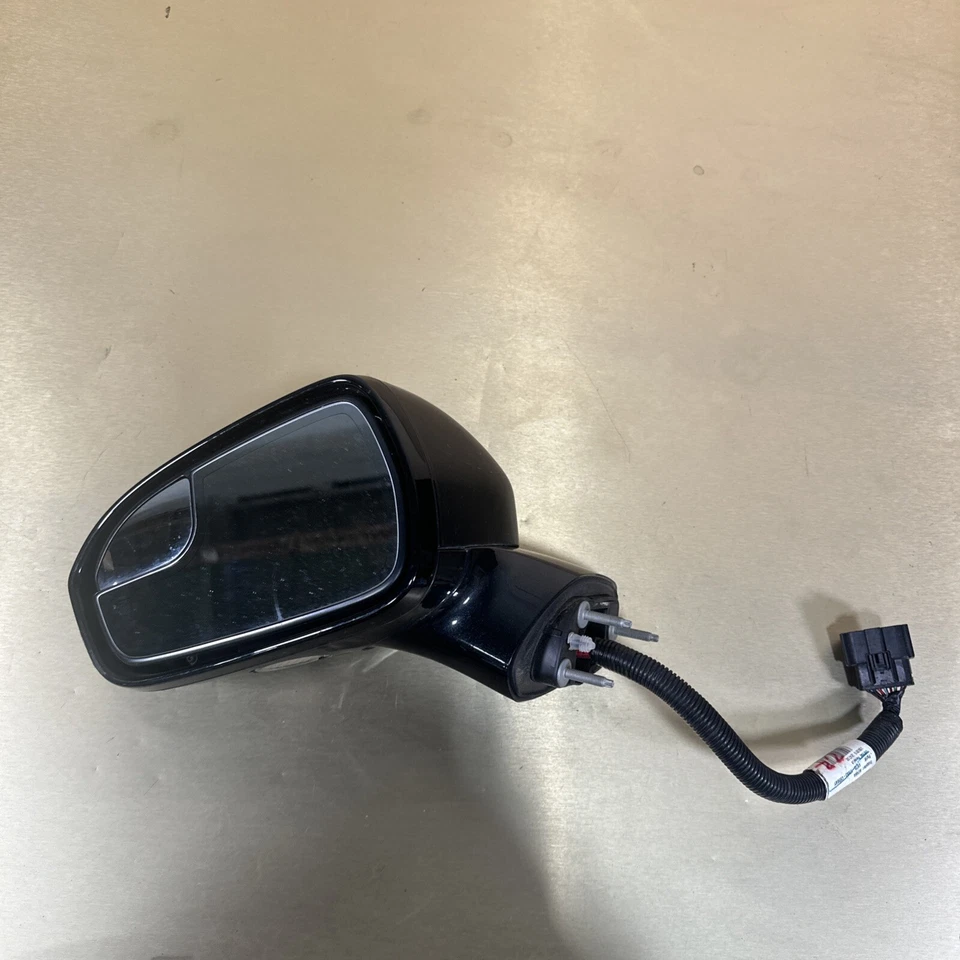 Espejo retrovisor de puerta Ford Fusion 2013 2014 negro punto ciego para conductor izquierdo atenuación automática OEM Foto 2 de 4