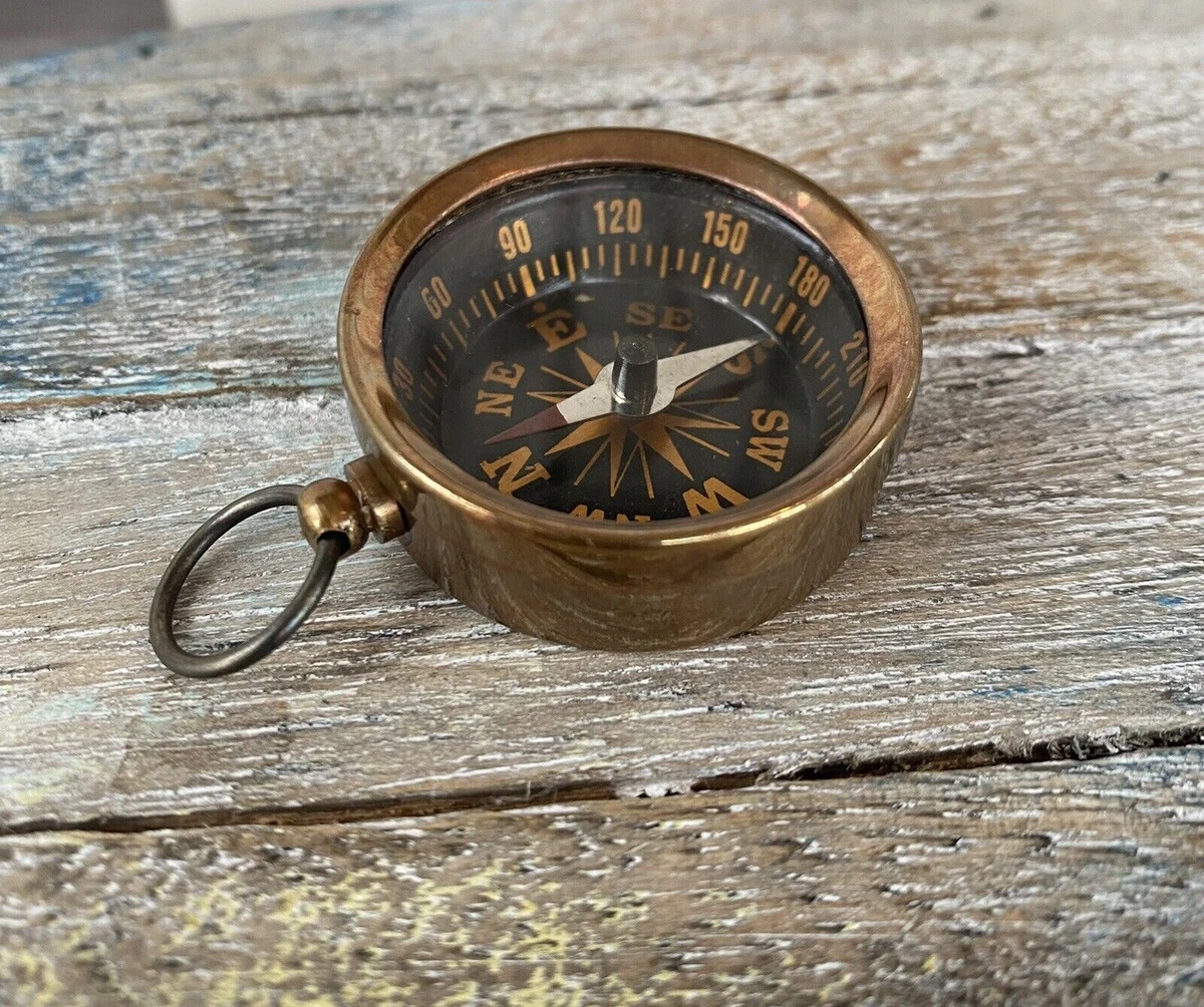 Vintage compass best sale keychain