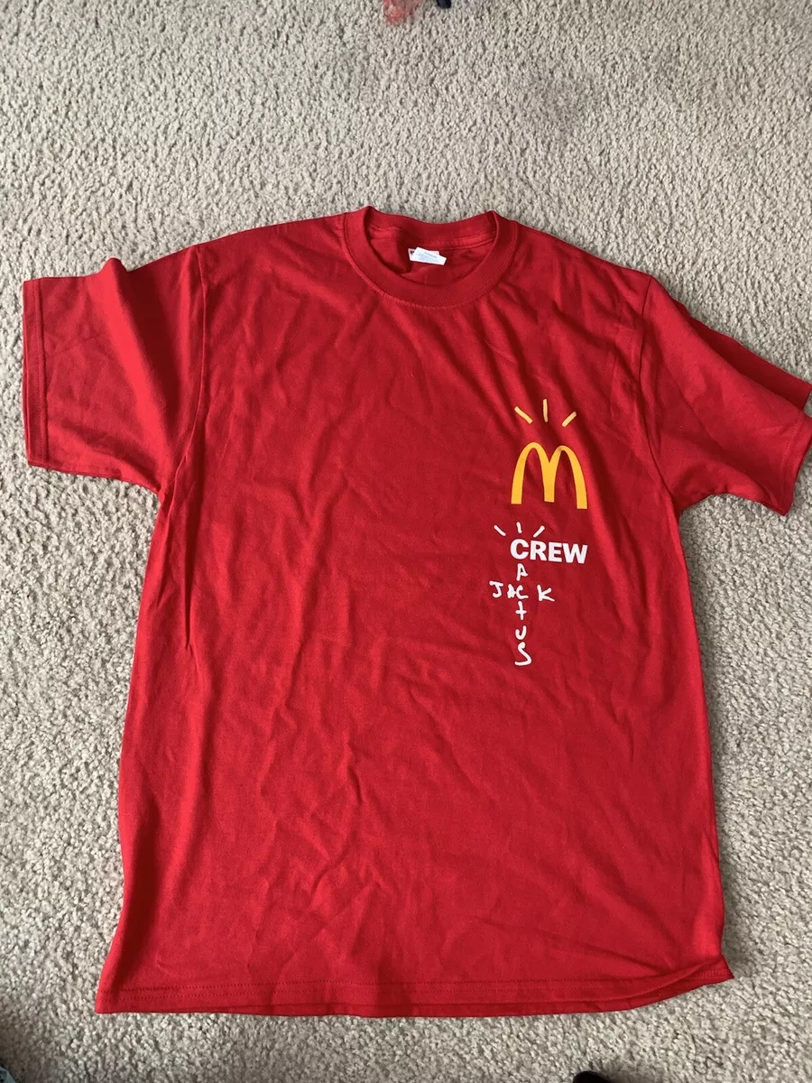 Travis Scott x McDonald's tジャツ