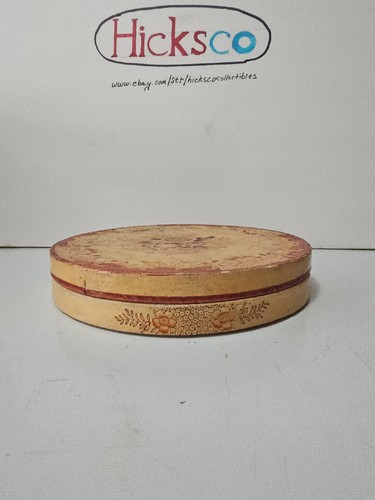 Moriyama Mori-Machi c1920 ROUND DIVIDED CERAMIC TRAY IN WOODEN BOX 10" - Picture 2 of 22