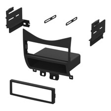 Single DIN Car Stereo Radio Mounting Installation Kit with Pocket Compatible wit