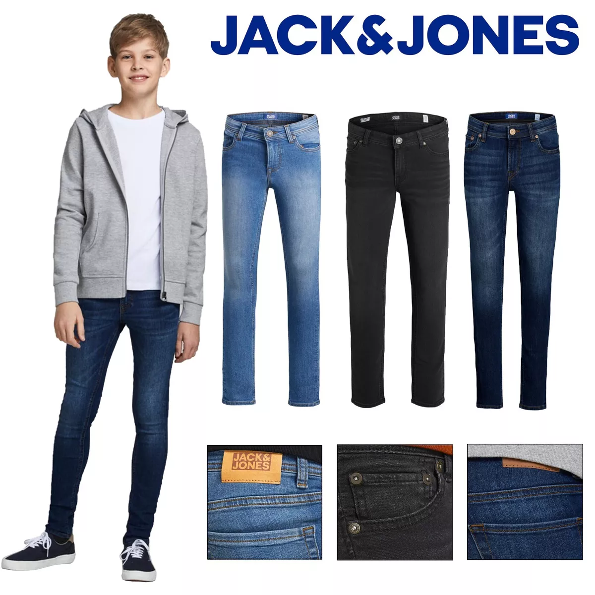 Skinny fit hotsell jeans boys
