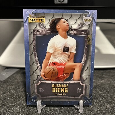2022 Wild Card Matte Ousmane Dieng Cobalt Border Blue Weekend Warrior #WW-26 RC