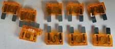 40A maxi Blade Fuse Auto Car Motorcycle SUV APM ATM UTV 10 Pcs