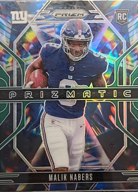 2024 Panini Prizm Prizmatic#13 Malik Nabers Green