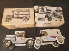 2 Vintage USPS Coin Banks 1913 Model T 1918 Runabout ERTL