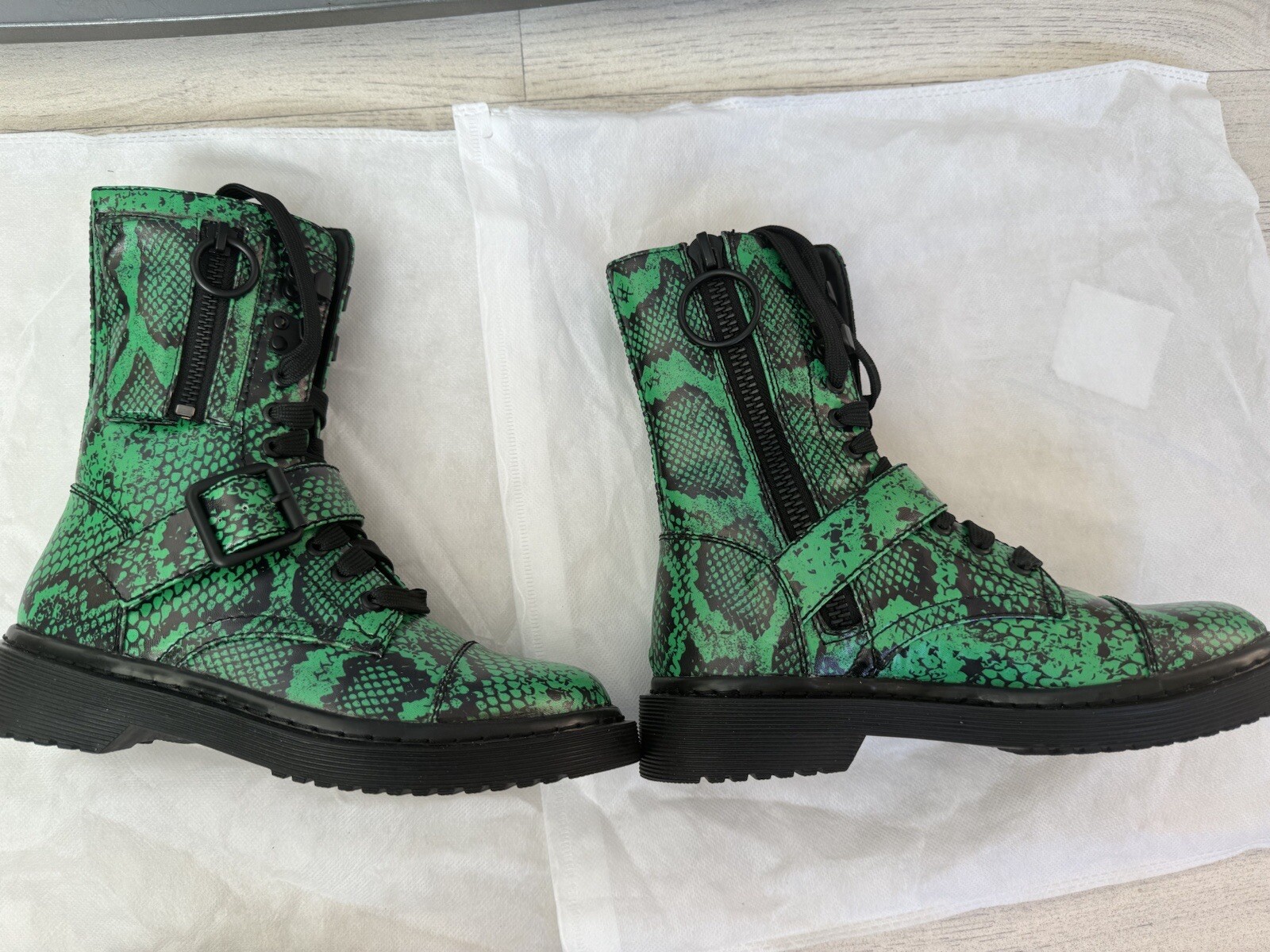 Goth Punk Ankle Boots UK Size 3 Dolls Kill eBay