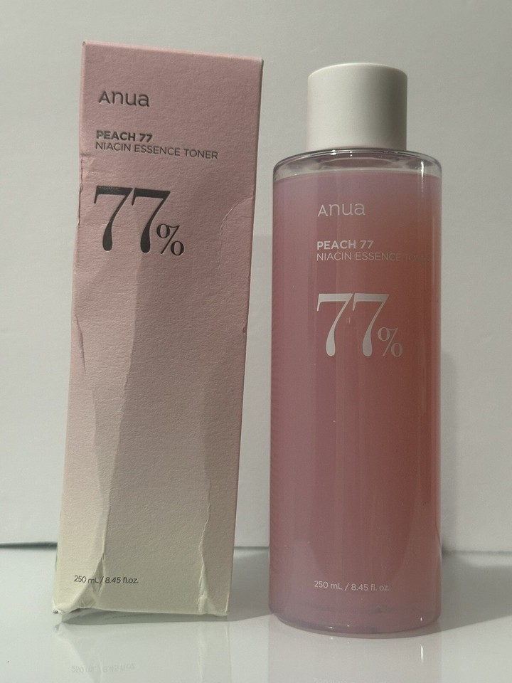 ANUA Peach 77 Niacin Essence Toner 250ml Korean Beauty Cosmetics (Box